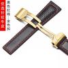 19mm 20mm 22mm genuine leather watch strap for tag heuer Carrera Monaco F1 watch band black red men's folding buckle bracelet