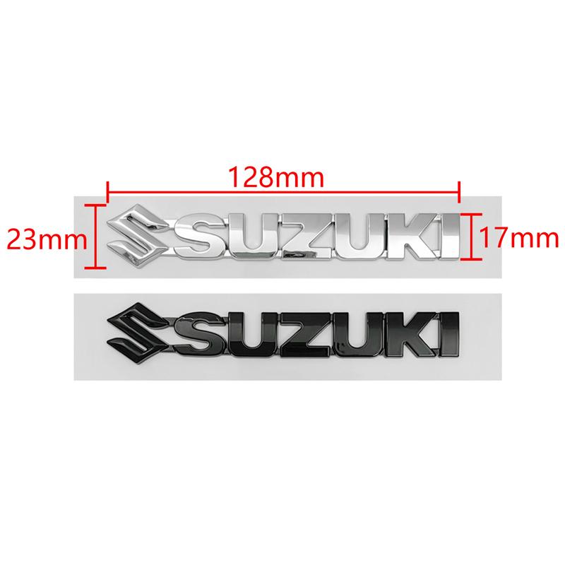 ABS Plastic Trunk Decorative Decal Car Body Fender Emblem 3D Sticker for Suzuki Swift SX4 S Cross Jimny Alto Ignis Grand Vitara