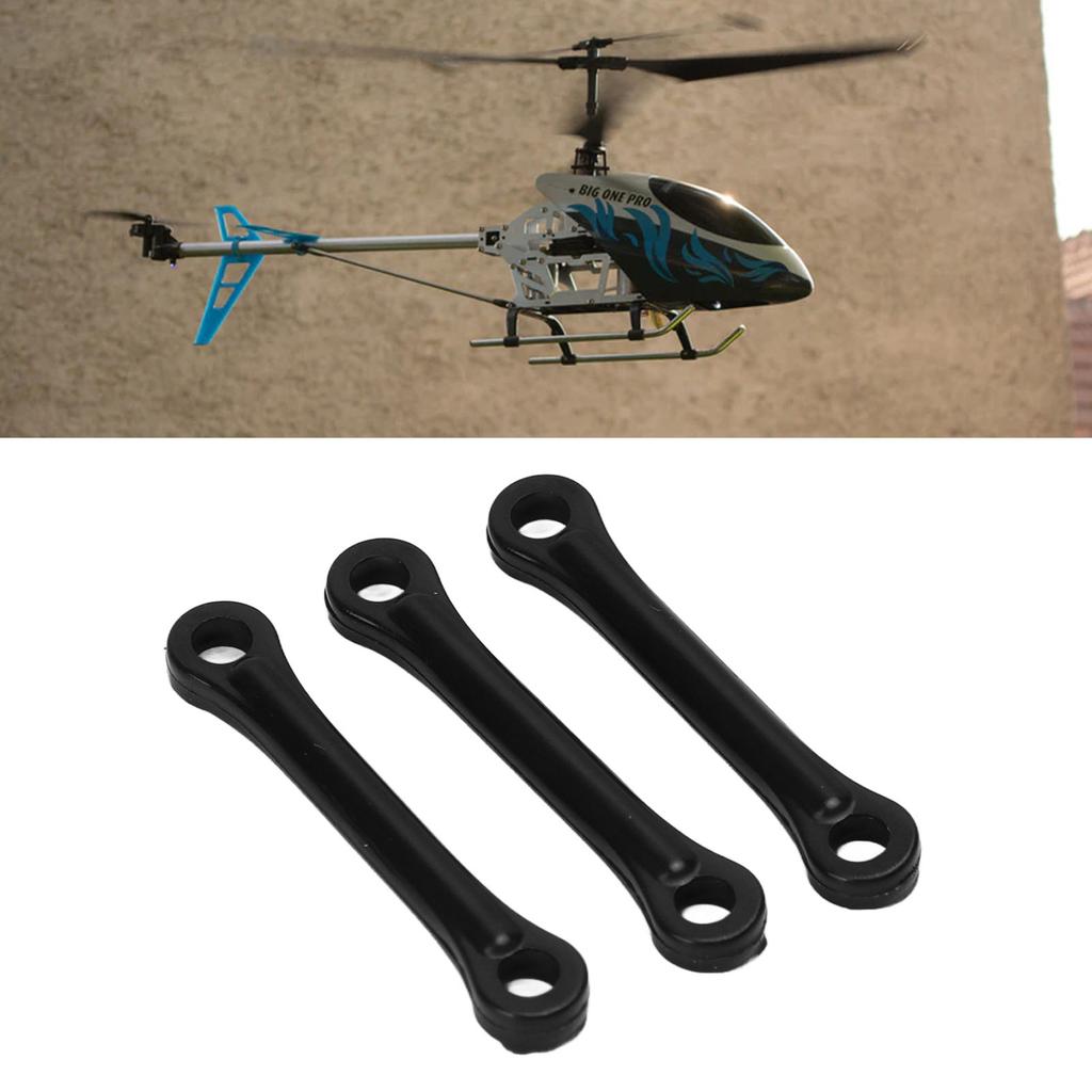 3Pcs RC Helicopter Connect Buckle Linkage Rod Servos Arm Repair Parts for Fly Wing FW200