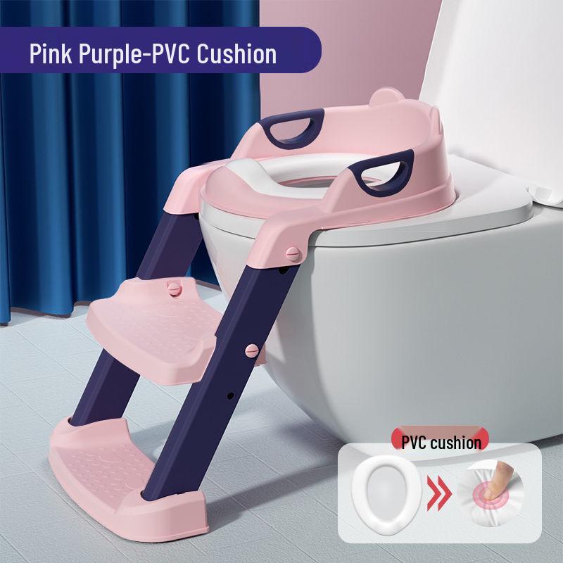 Children's Toilet Training Seat with Ladder and Footstool