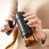 CLITON Hand-Crank Coffee Grinder, External Adjustment Coffee Bean Grinder, Manual Portable Coffee Machine