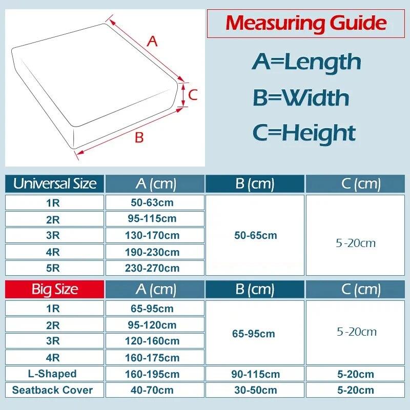 Thick Jacquard Sofa Seat Cushion Cover Funiture Protector Stretch Couch Covers for Sofas Anti-dust Removable Slipcover Pets Kids