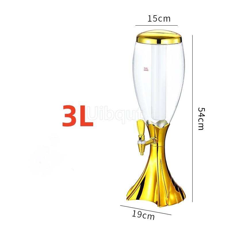 1.5L 3L Wine Beer Cannon Hotel Bar Ktv cocktail Beer Pagoda Tea Bucket Restaurant Drink Appliance wine mini bar wine bottle