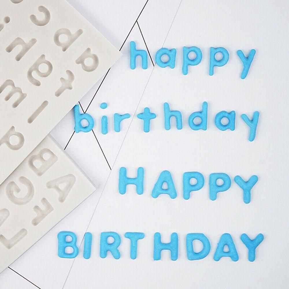 Alphabet for Chocolate Lowercase Fondant Tool Letters Molds Cake Decorations Chocolate Mold