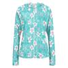 Women's Lightweight Hooded Sun Protection Jacket Full Zip Long Sleeve with Pockets Floral Print Casual Outdoor Lightweight Cover Up