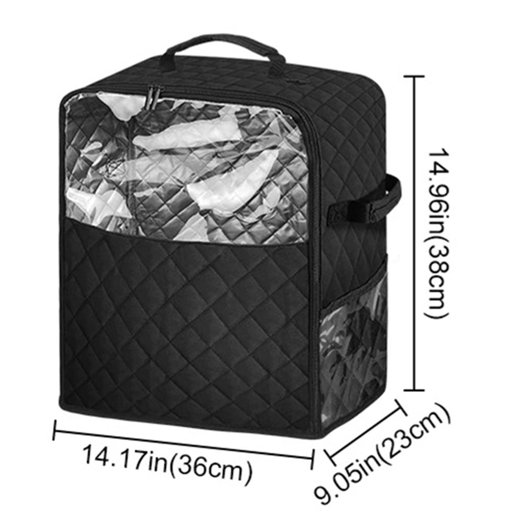 Quilted Storage Bag Stand Mixer Cover Indoor Kitchen Use Multiple Storage Pockets Water-resistant Material Modern Kitchen Decor