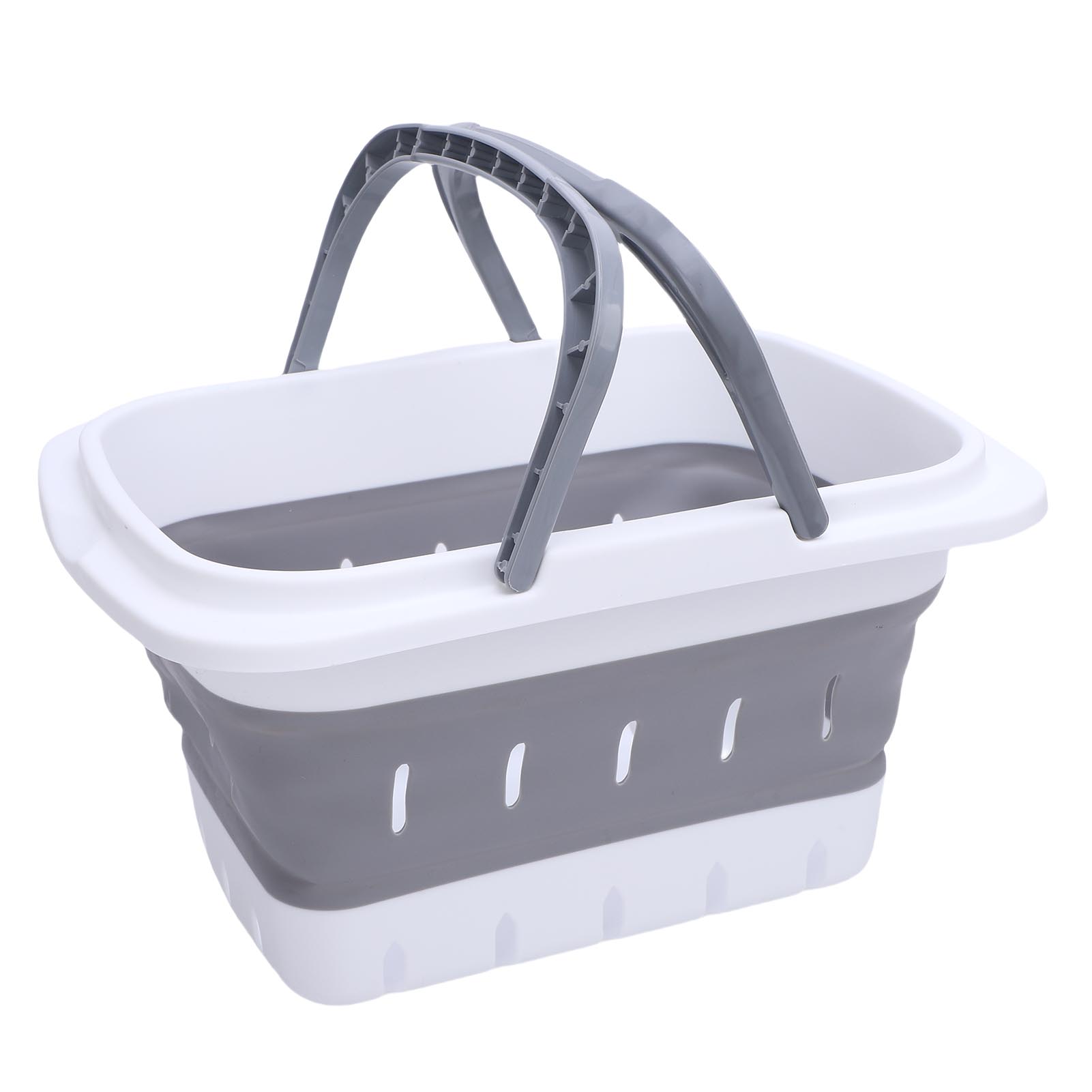 

Складной органайзер для хранения игрушек для ванной, полый, быстро сохнущий, корзина для хранения игрушек для ванной комнаты Grey