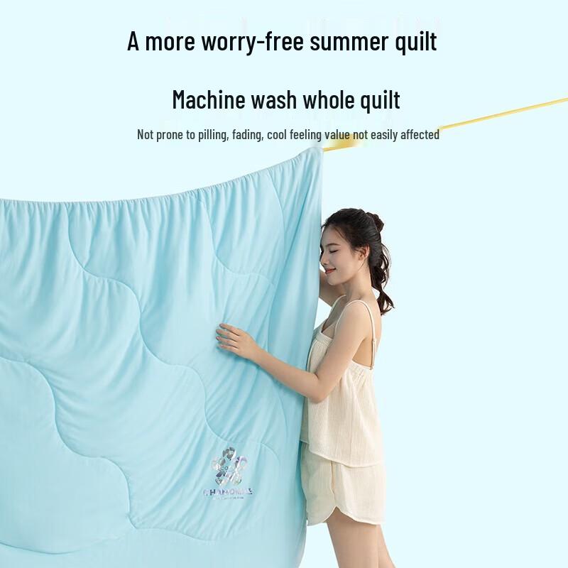 Plant-Healing Soothing Silk Summer Quilt