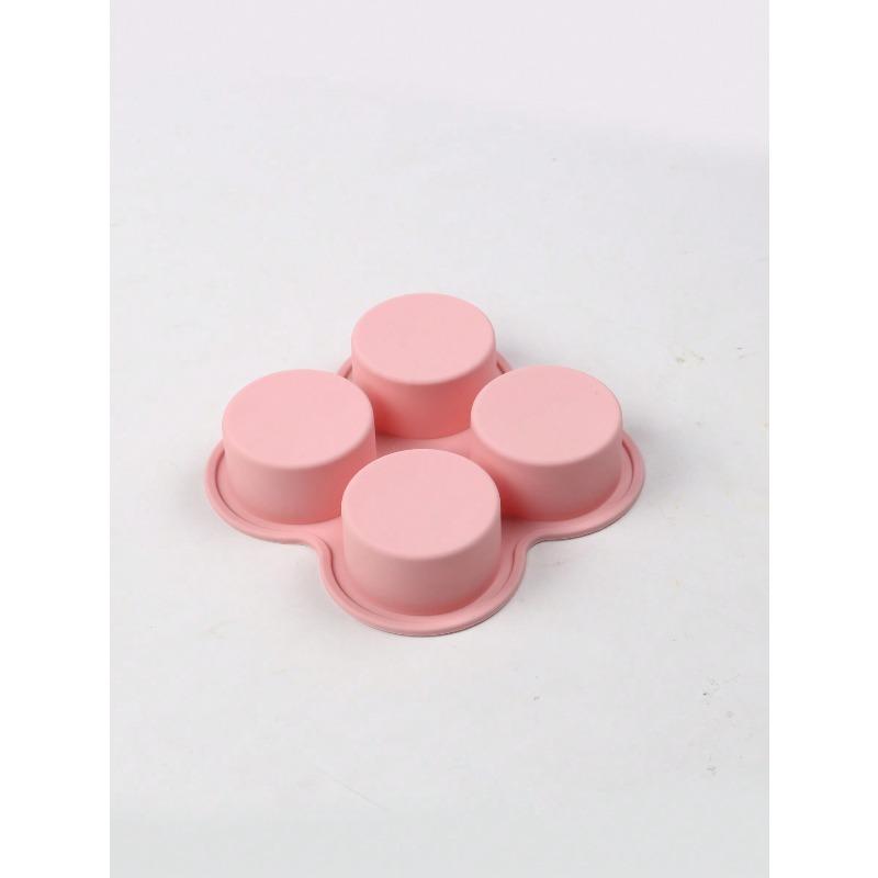 1pc Reusable Silicone Air Fryer Egg Mold, Non Stick Air Fryer Baking Tray, Baking Silicone Pancake Tray Pink разноцветный