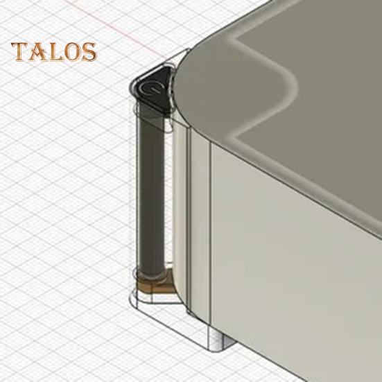 Mini Computador de Mesa Botão de Energia Profissional Resistente Impresso em 3D Computador Host Top Fonte de Alimentação Interruptor de Pressão Acessórios para PC