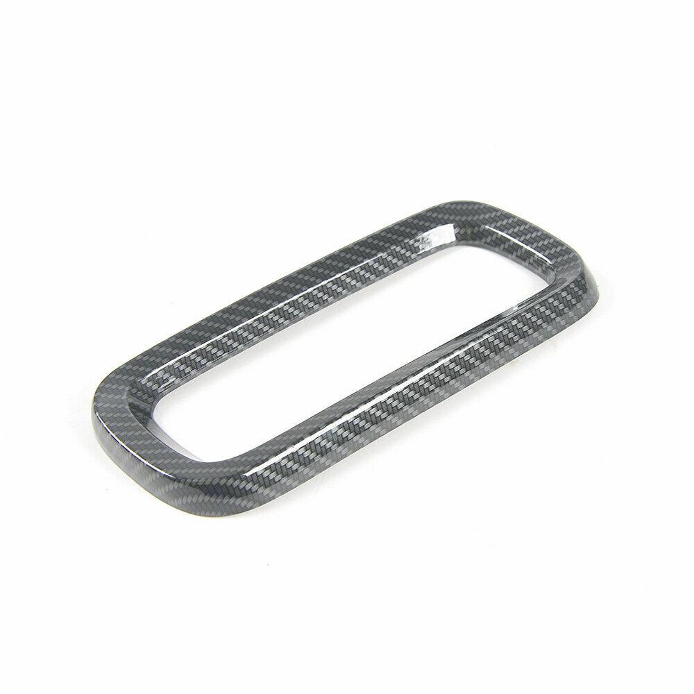 7 Set Front Grill ert Trim Grille Guard  for Jeep Renegade 16-18 Carbon Fiber