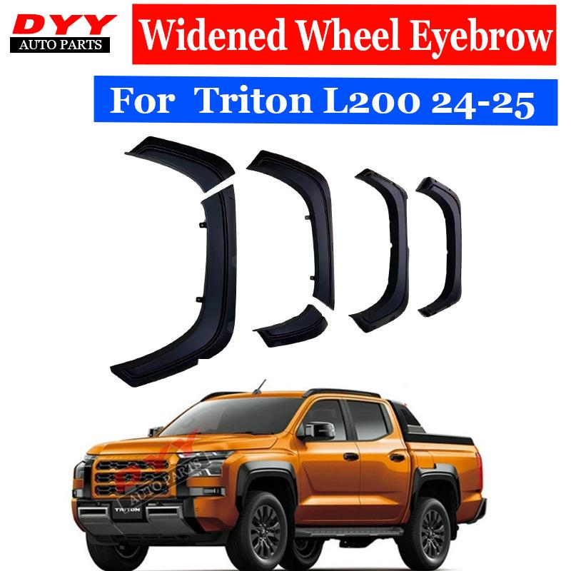 Mitsubishi Triton L200 2023-2024 Szerokie Poszerzenia Błotników i Zmodyfikowane Błotniki