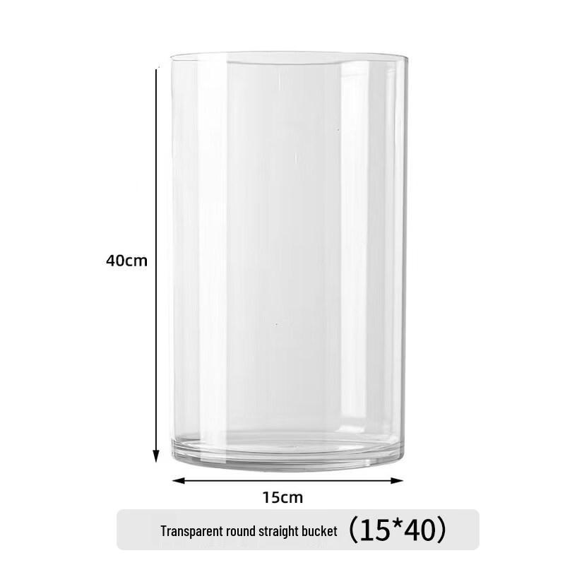 Clear Aluminum Flower Bucket