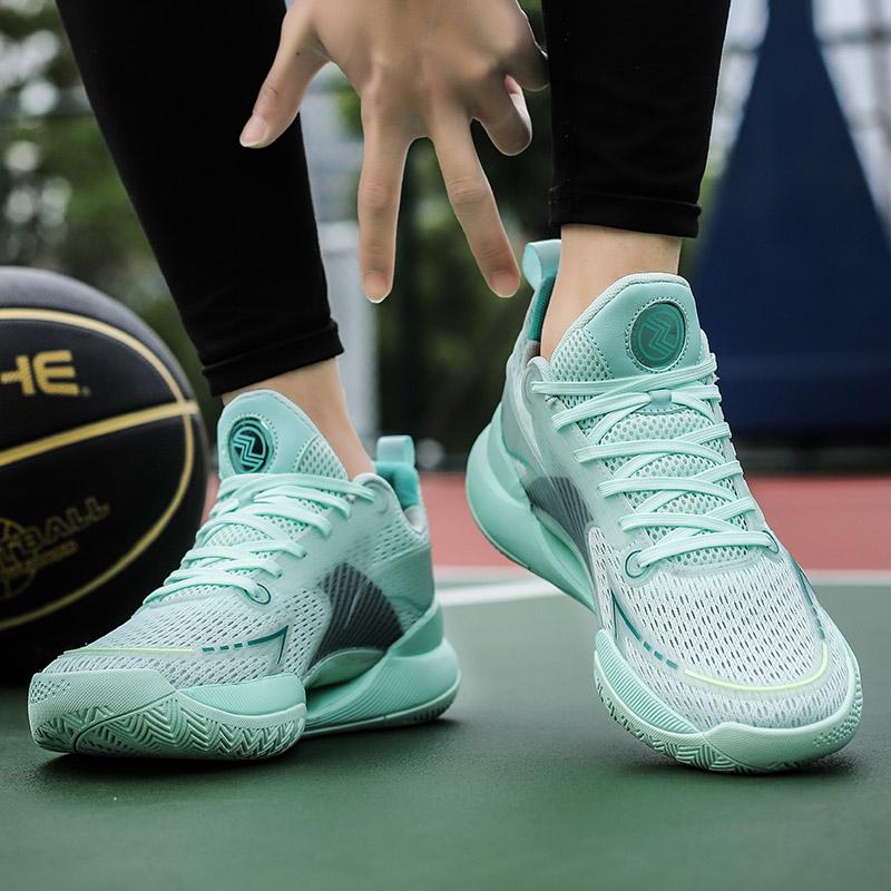 Badminton shoes men's and women's summer breathable shock absorption volleyball youth basketball shoes