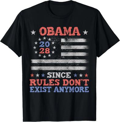 Obama 2028 Kurallar Artık Yok T-Shirt