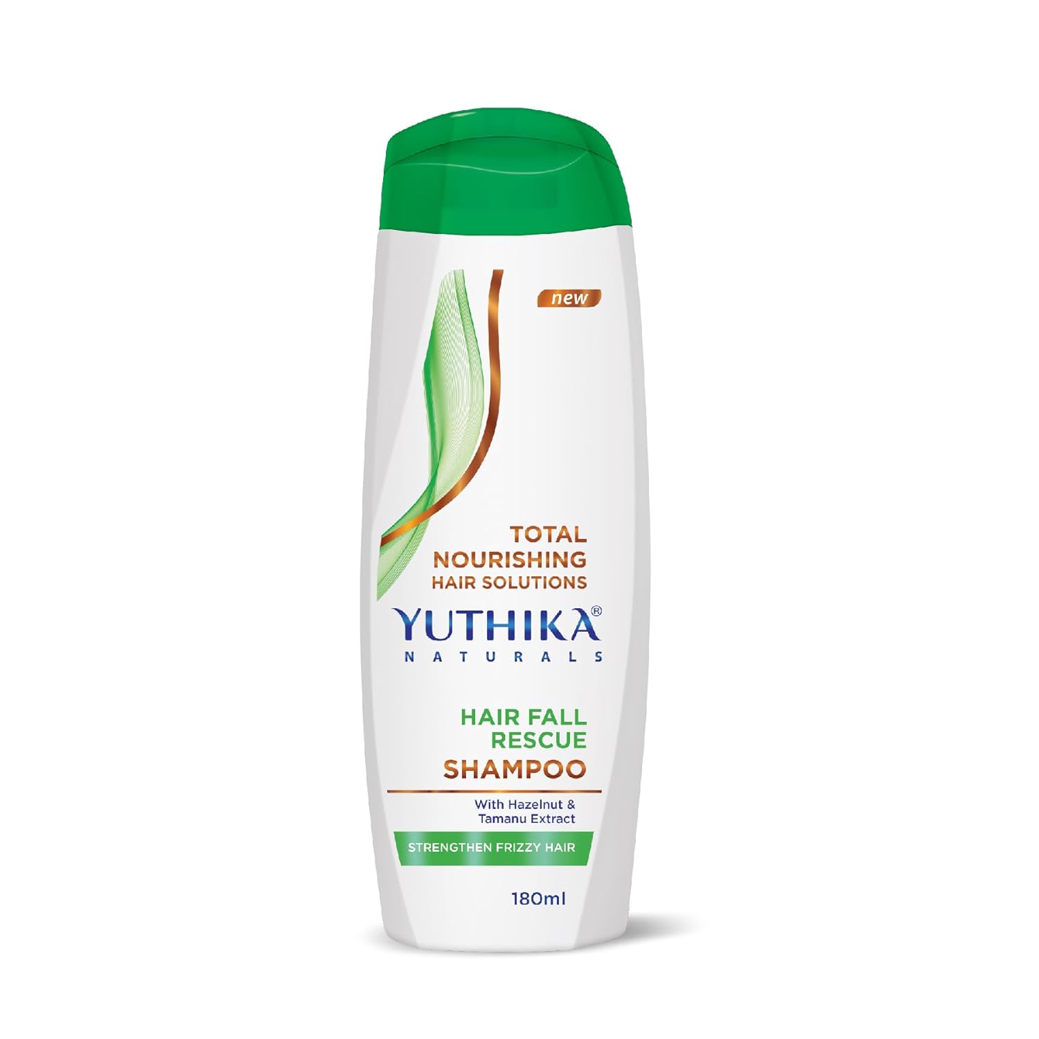 

Yuthika Hair Fall Rescue Shampoo 180ml for Women & Men | Strengthens Fragile Hair, Reduces Breakage & Boosts Volume