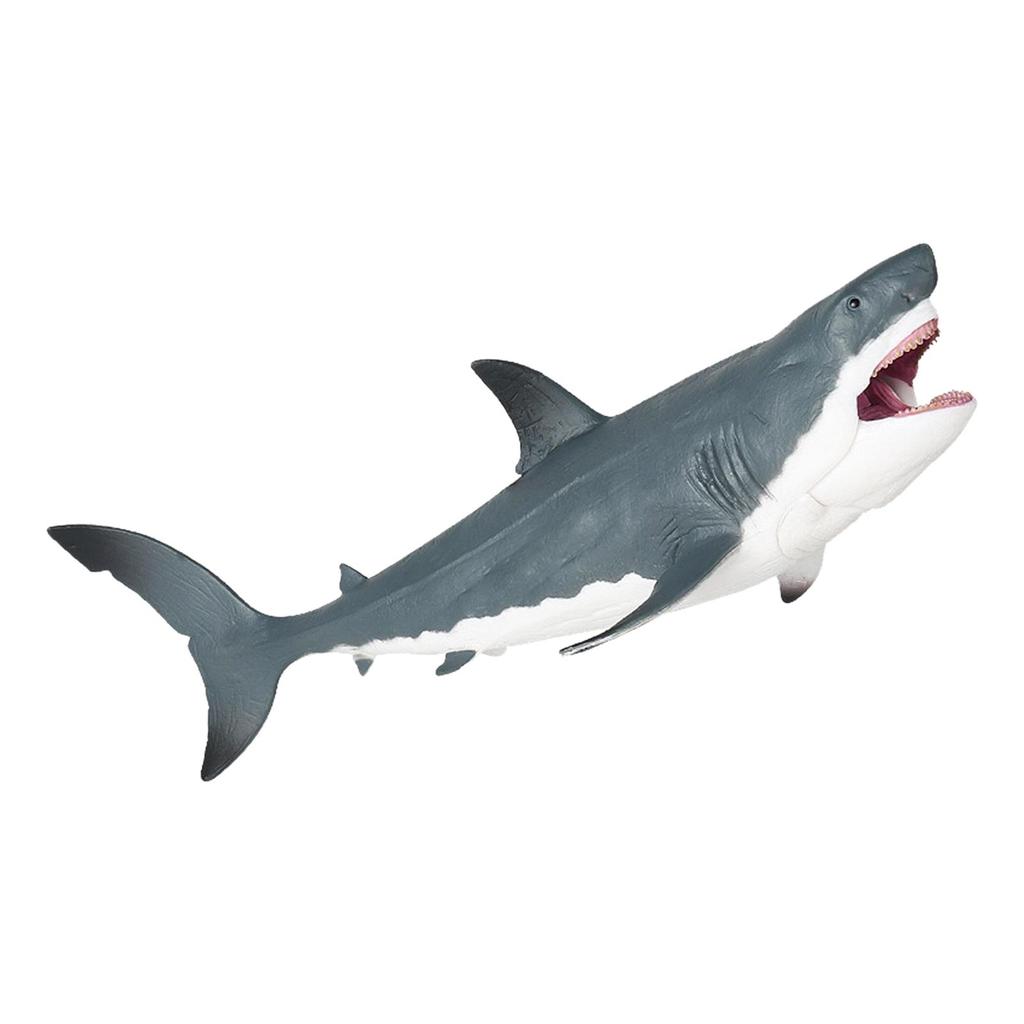 Megalodon Simulation Plastic Figure Ancient Action Animal for Birthday Kids