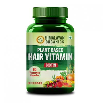 Vitamine per capelli (60 cap), Vitamina per capelli, prodotti organici dell'Himalaya