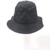 Excellent CELINE hat Logo-print quilted bucket black Nylon mens M 2AUB0930C Used