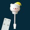 USB Voice-Controlled Dimmable Night Light for Children's Room