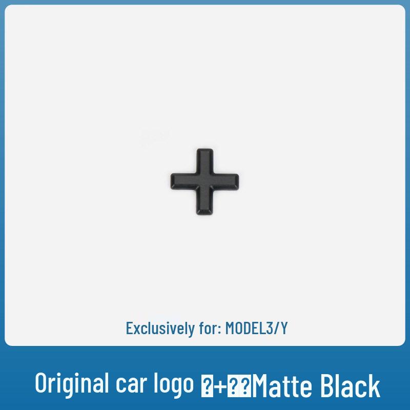 Fits Tesla Model Y/3: Hood, Tail, & Emblem Blackout Stickers - Updated Style