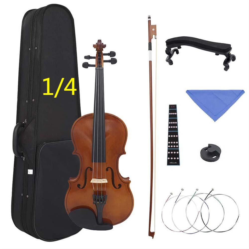 M MBAT 4/4 Violin Full Size Wooden Acoustic Fiddle for Beginner High quality Stringed Instrument With Case Music Accessories Set
