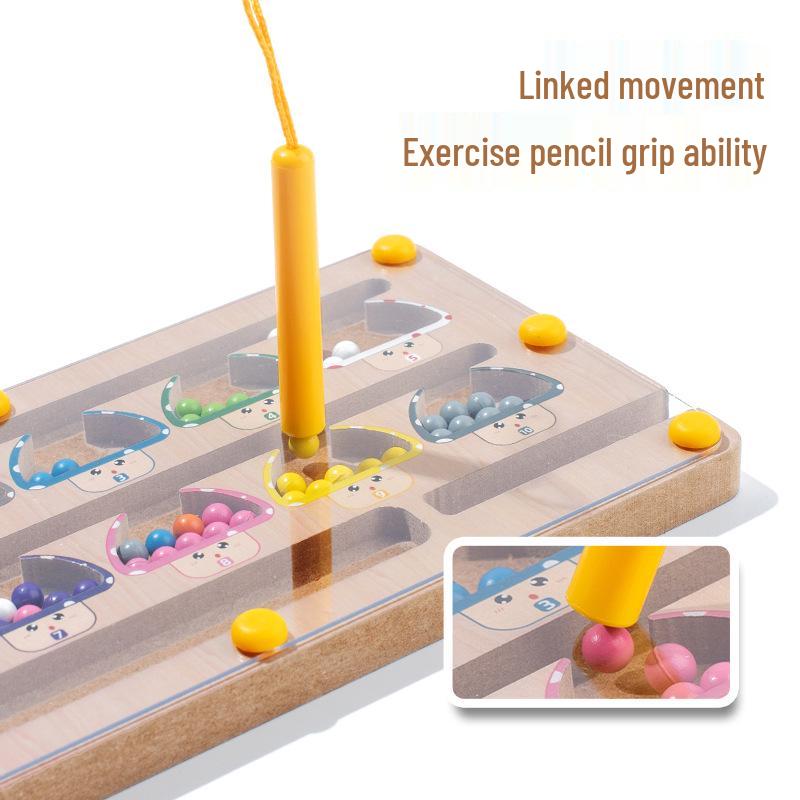 Kids’ Educational Pen Control Maze Toy: Enhance Hand-Eye Coordination and Color Recognition for Preschoolers