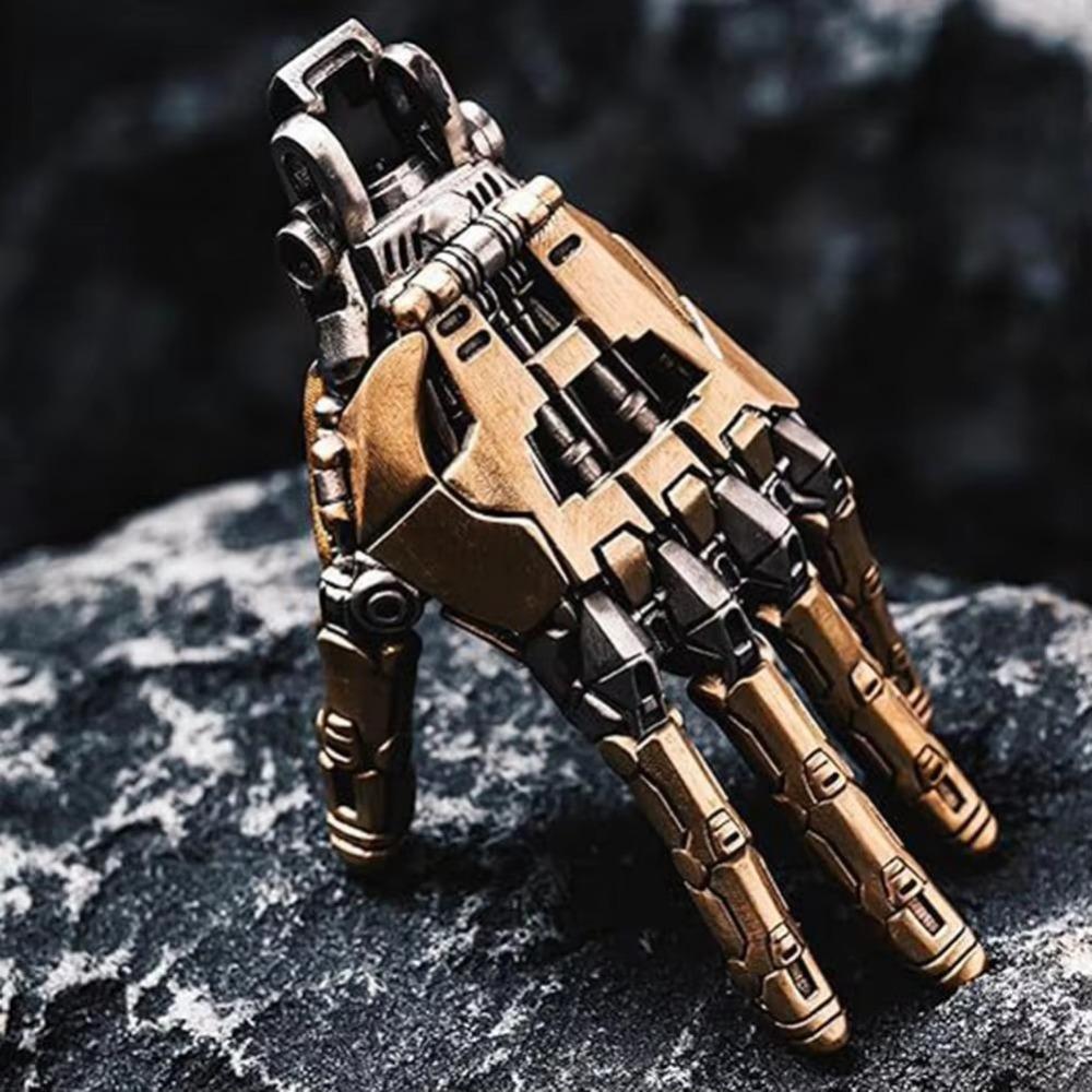 Portabil Robot mână farmec bijuterii mobile deget articulații Steampunk mecanic mâini colier