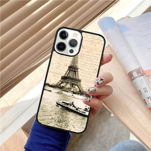 London Eye Eiffel Tower Big Ben Cover For iPhone 17 Air 15 16 14 13 12 Pro Max 11 Pro Max Plus Phone Case Coque