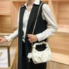 Luxury-luxurious, Niche-sized Handbag - Ruffled Cloud-shaped Bag, Single-shoulder Crossbody Bag with Chain Strap