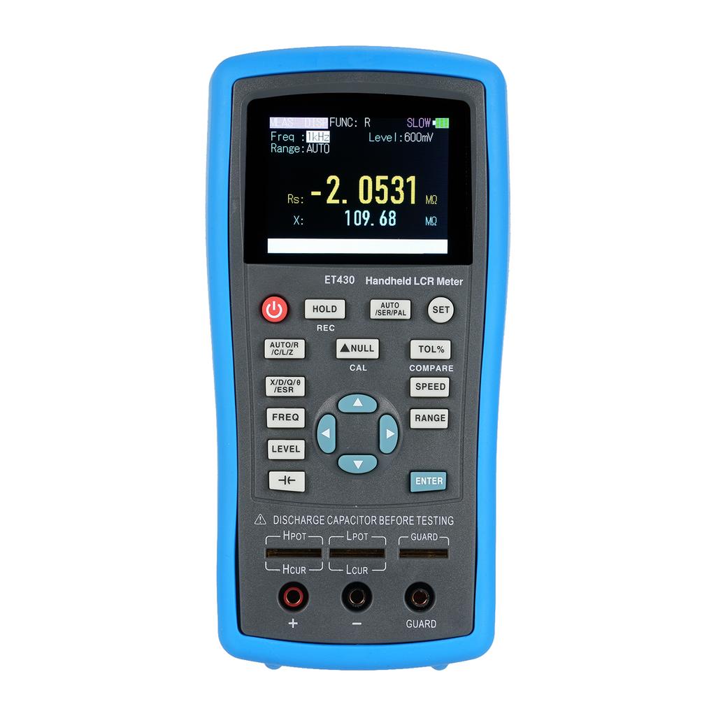 2.5 Inch LCD Digital Handheld 100kHz LCR Meter LCR Multimeter Tester for Inductance Capacitance Resistance Measuring