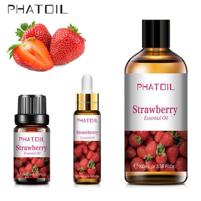 PHATOIL Strawberry Fruit Essential Oils for Aromatherapy Diffuser Humidifier DIY Fruit Perfume Spa Body Care Massage Oil