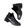Herbst und Winter neue runde Zehen Martin Stiefel Damen Plateau Chelsea Kurzstiefel Damenstiefel