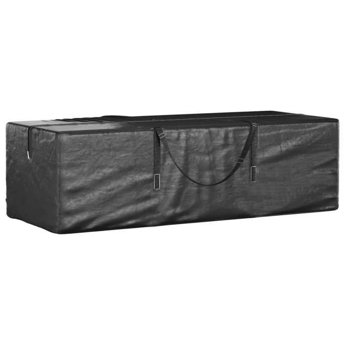 VidaXL Sac de rangement pour sapin de Noël noir 135x40x55 cm PE 3195591