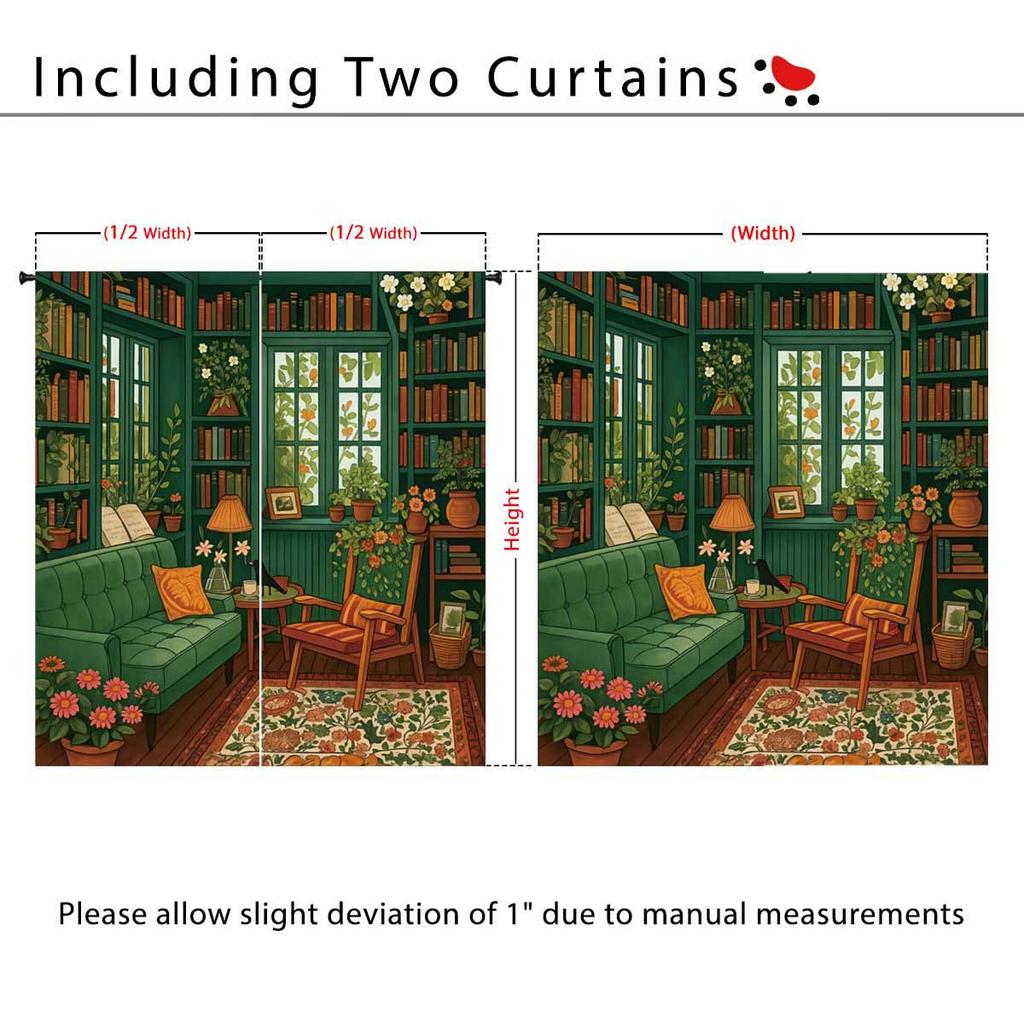 Customizable High Precision Blackout Curtains - Polyester, Digital Print, Sun Protection, Living Room.