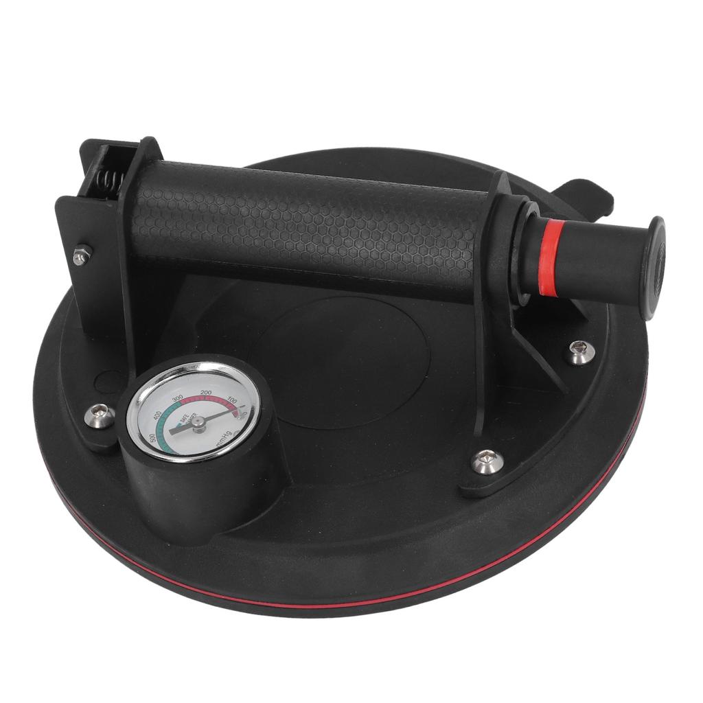 Glass Suction Cup 8 Inch 440LBS Load Capacity Industrial Vacuum Plate Handle Glass Holder with Pressure Gauge