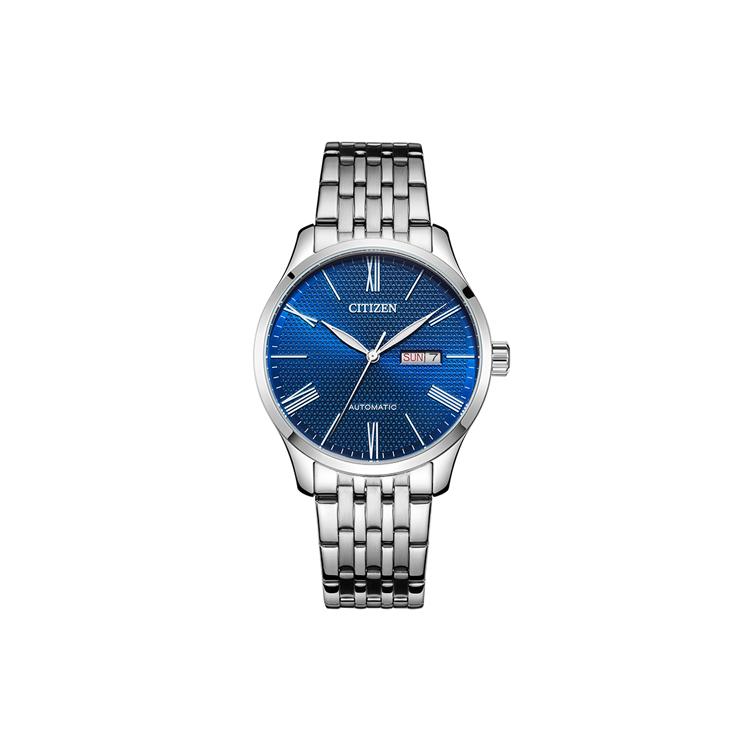 CITIZEN Classic Mechanical Waterproof Automatic Mechanical Movement Stainless Steel Strap Watch NH8350-59L Blue Dial