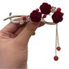 Ancient Style Lily Tulip Tassel Twist Hair Clip for Hanfu Updo