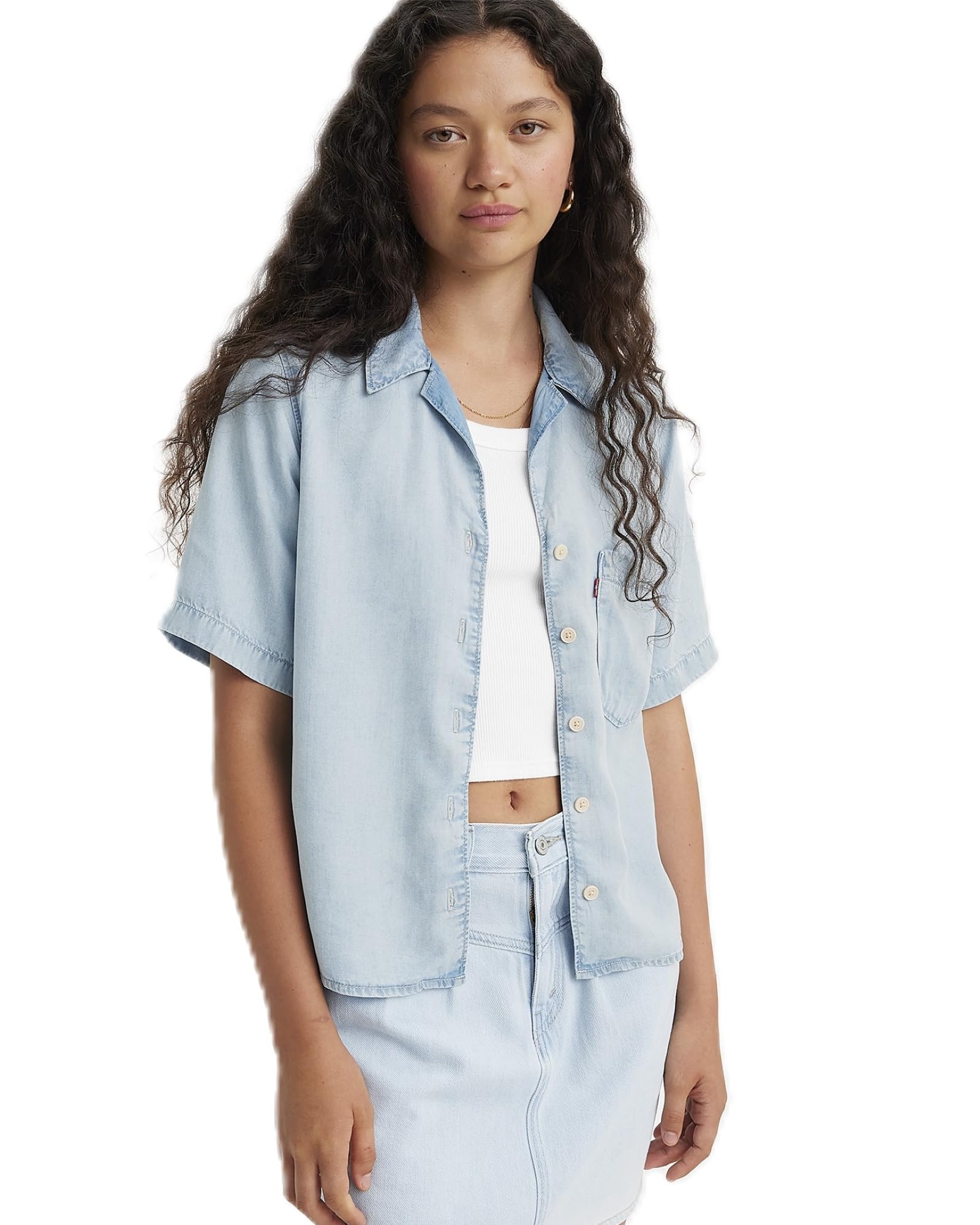 Levi s JOYCE Resort Shirt Short Sleeve Women s A7175-0001 US S
