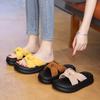 Wind with a Flip-flop Skirt Thick-bottomed Fashion New Cool Slippers Women Wear 2025 Summer Fairy Beach Slippers Women