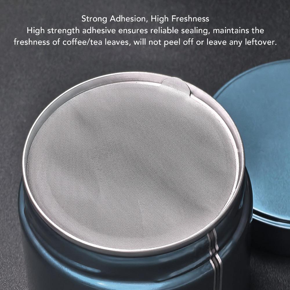 50pcs set White Aluminum Foil Lids Self-Adhesive Coffee Capsule Seals Yogurt Cups