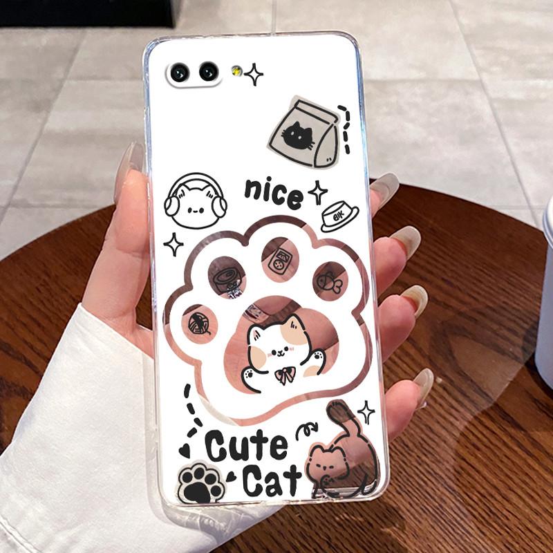 Jelly Casing For Honor 10 Funda Clear Silicone Soft TPU Back Cover Cute Cat Rabbit Heart Protective Case Capa Coque