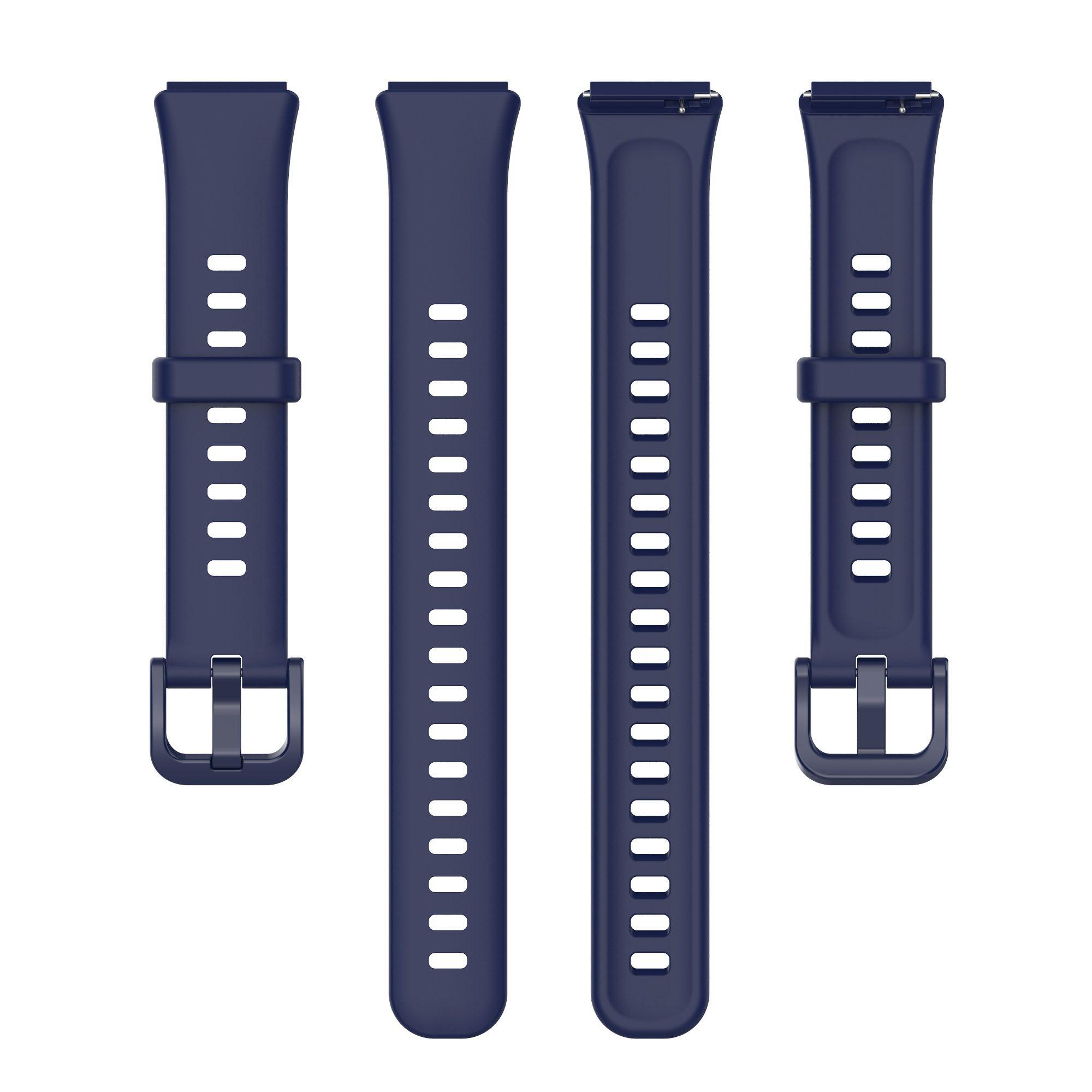 

Sports Bracelet Watch band Breathable WristBand Soft Watchband Silicone Strap Replacement midnight синього кольору