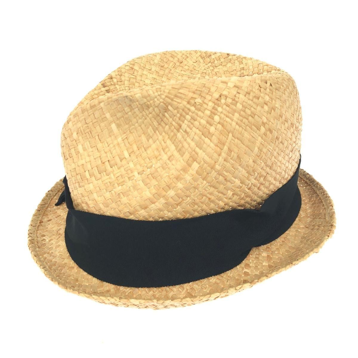 Used CA4LA Kashira Straw Hat Ribbon Black/Beige Women s / 240001171995