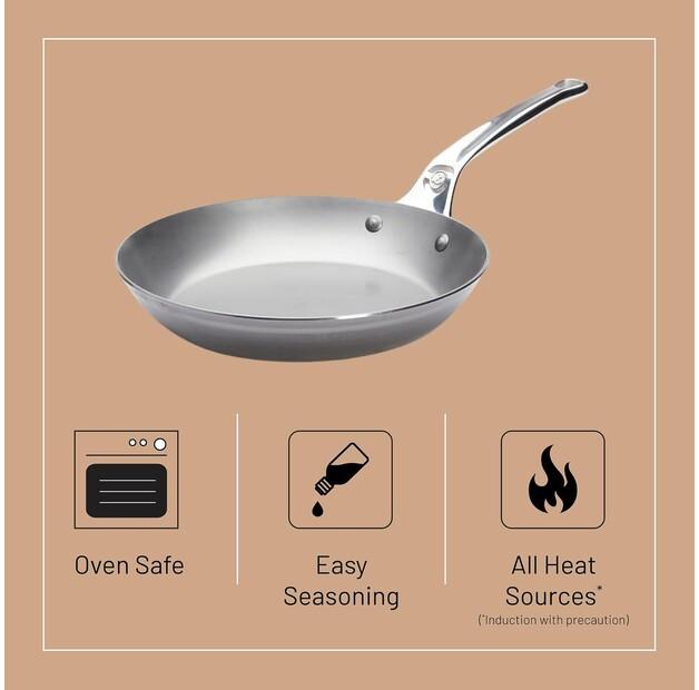 Сковорода De Buyer Mineral B Element Pro для жарки 28 см (5680.28)