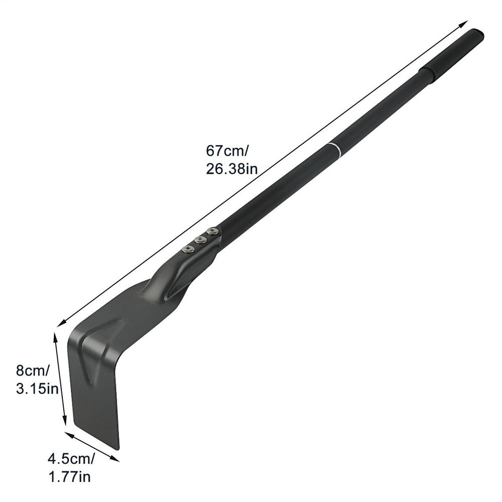 Ash Rake For Pizza Oven Charcoal BBQ Tool Long Handle Rake Grill Scraper Cleaning Oven Wood Burning Stove Cleaning Tools