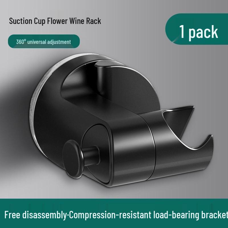 Universal No-Drill Suction Cup Shower Head Holder