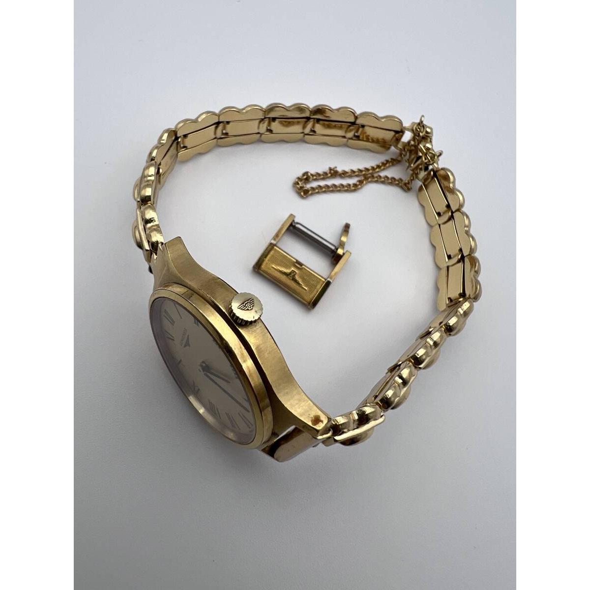 Used Good Condition Longines 4131 cal.L817.4 Working Rare Mechanical Watch Antique Vintage Manual Winding Ladies Brass Thick Gold Plated Case L.4131