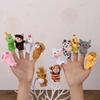 10 Stück Cartoon Handpuppe Fingerpuppe Baby Kinder Geschichte Frühe Bildung Beruhigende Puppe Plüschtier