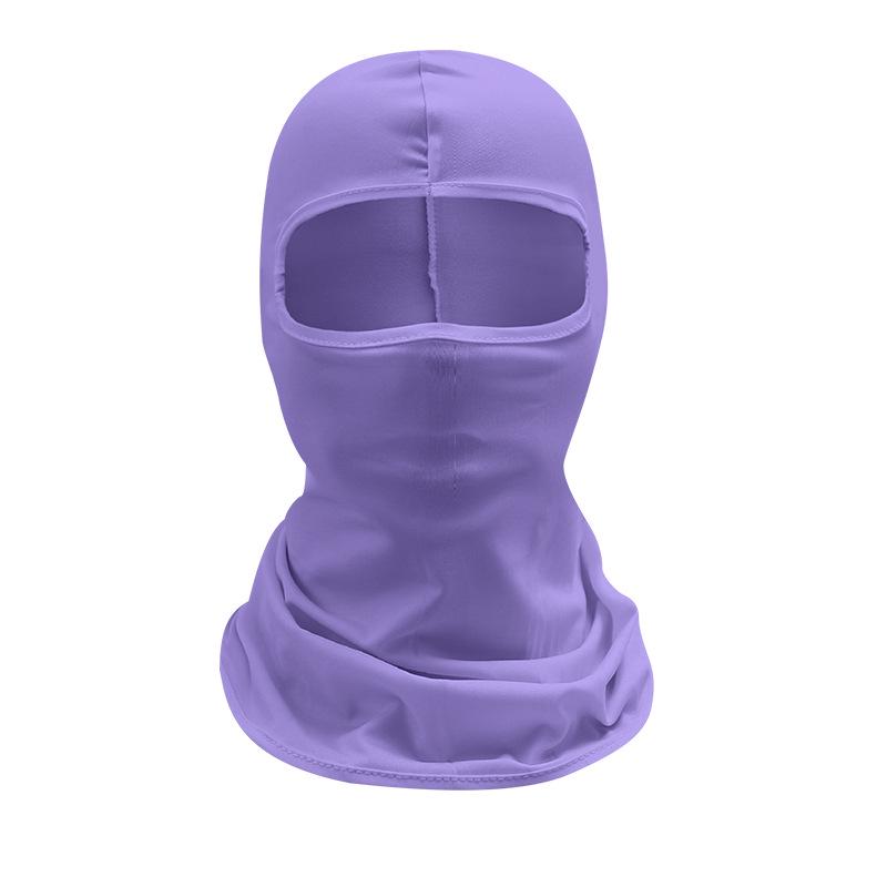 Summer Ice Silk Sunscreen Face Mask: Windproof Dustproof Balaclava for Cycling, Biking, and Outdoor Sports